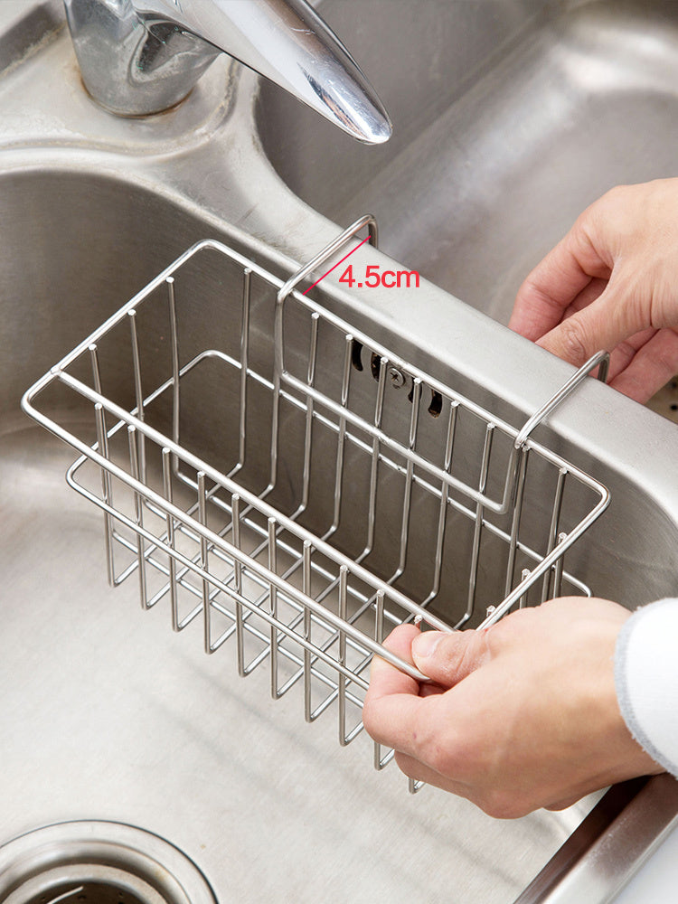 Household Stainless Steel Sink Racks Rag Drain Rack