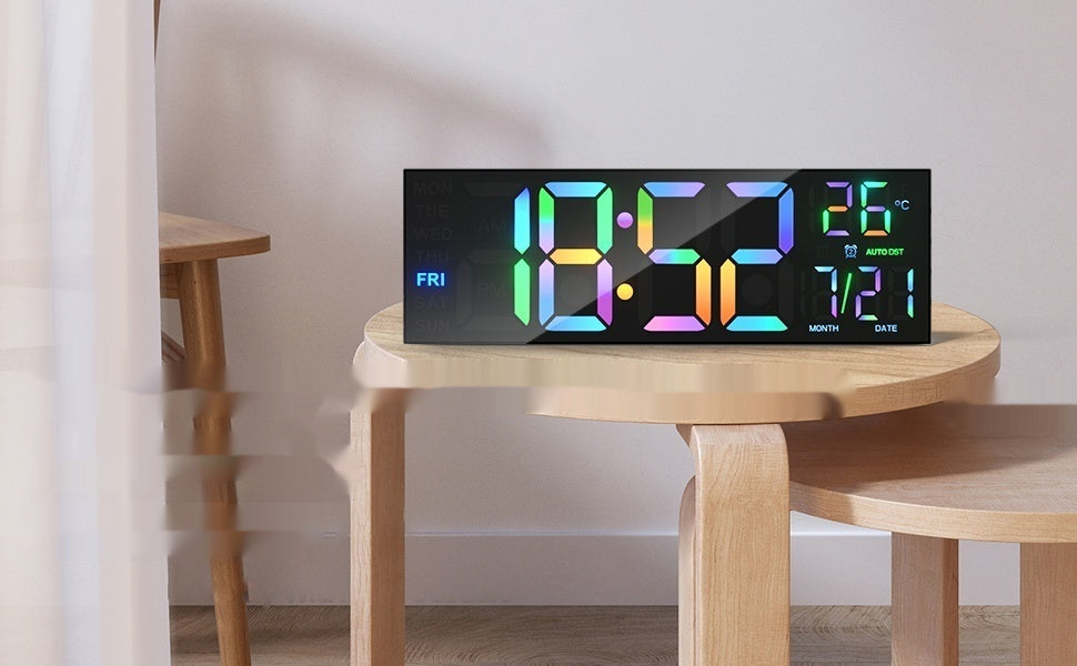 Simple Large Screen LED Wall Clock Wall Clocks Modern