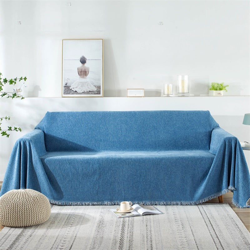 Anti-scratch Solid Color All-inclusive Non-slip Sofa Cover
