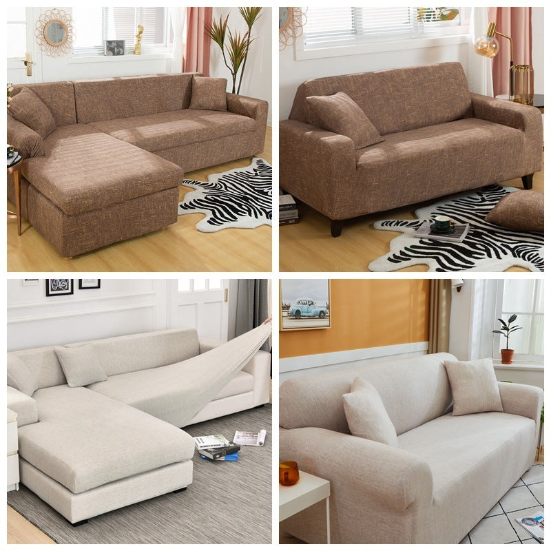 Anti-cat Scratch Dust Protection Old Fashioned Elastic Universal Sofa Cover